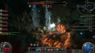 Being frozen can quickly mean the end of your life, with how aggressive the boss is (Image via GGG)